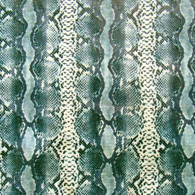 Pleather Snakeskin Print