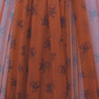 Premium Skull Print Mesh Fabric - Breathable Lightweight Textile