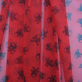 Premium Printed Mesh Fabric with Unique Geometric Patterns