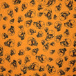 Premium Skull Print Mesh Fabric