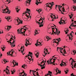 Premium Skull Print Mesh Fabric