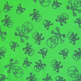 Premium Skull Print Mesh Fabric