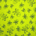Premium Skull Print Mesh Fabric