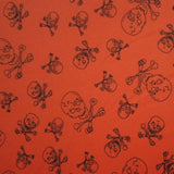 Premium Skull Print Mesh Fabric