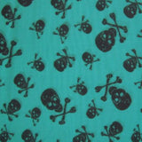 Premium Skull Print Mesh Fabric