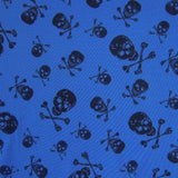 Premium Skull Print Mesh Fabric