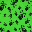 Premium Skull Print Mesh Fabric