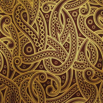 Premium Printed Mesh Fabric with Unique Geometric Patterns