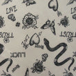 Premium Printed Mesh Fabric with Unique Geometric Patterns