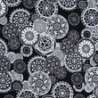 Premium Printed Mesh Fabric with Unique Geometric Patterns