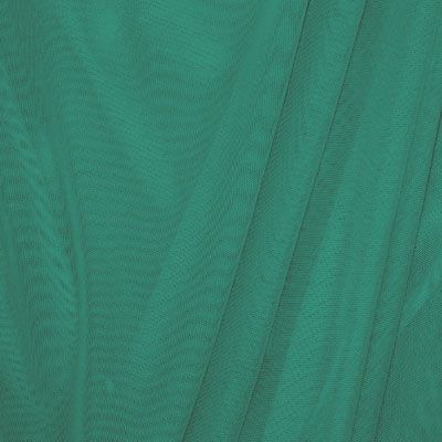 Jade Green Solid Nylon Mesh Fabric (Sheer Mesh)