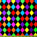 Rhombus Rhombus Shape Print Spandex Fabric