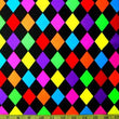 Rhombus Rhombus Shape Print Spandex Fabric
