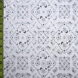 Metallic Bandana Spandex Fabric