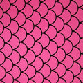 Fish Scale Print Spandex Fabric