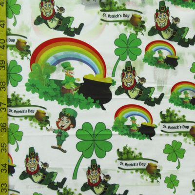Apostle of Ireland Print Spandex Fabric