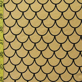 Fish Scale Print Spandex Fabric