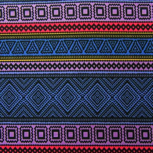 Aztec Pattern Geometric Print Cotton Throw Blanket