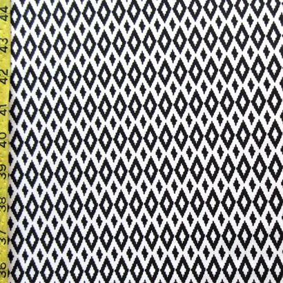 Rhombus Rhombus Shape Print Spandex Fabric