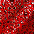 Metallic Bandana Spandex Fabric