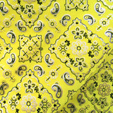 Metallic Bandana Spandex Fabric