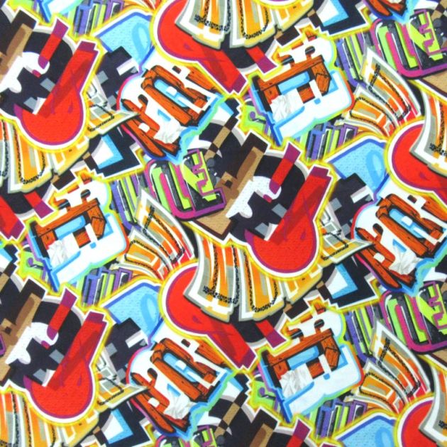 Premium Metallic Printed Spandex Fabric Collection