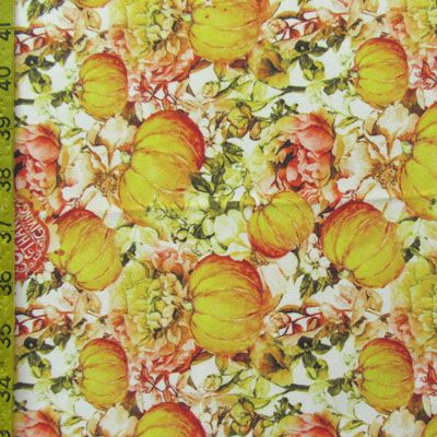 Thanksgiving Harvest Patterned Fabric Collection