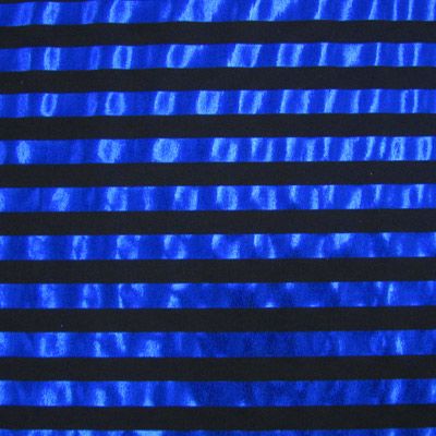 Metallic Stripes Spandex Fabric