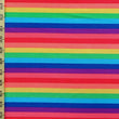 1/2 Inch Rainbow Horizontal Stripe (Shiny)