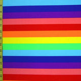 1 Inch Rainbow Horizontal Stripe